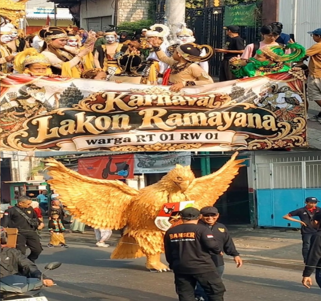 Meriahkan Sedekah Bumi, Warga RW 01 Kandangan Benowo Gelar Karnaval Budaya Penuh Simbol Syukur