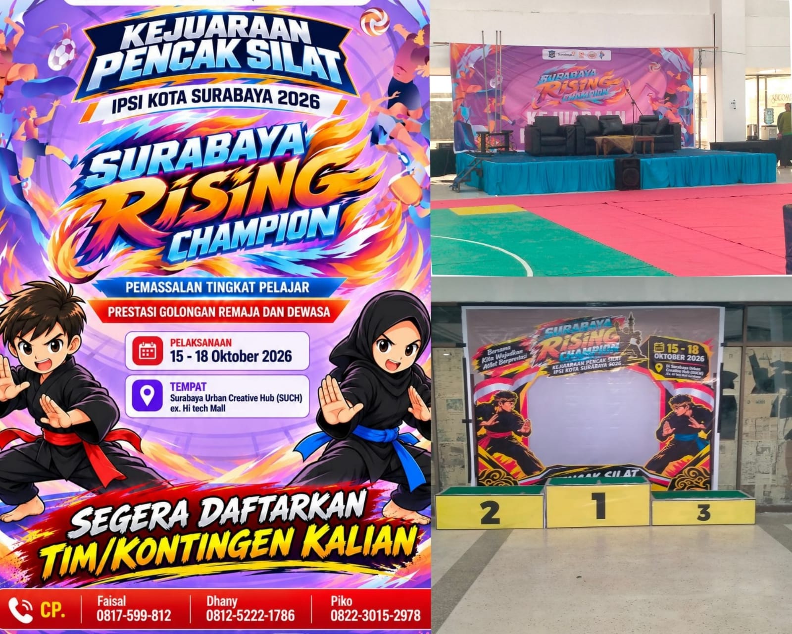 Pencak Silat Rising Champion 2026 Digelar di Surabaya, Ajang Pembibitan dan Pembentukan Karakter Atlet Usia Dini